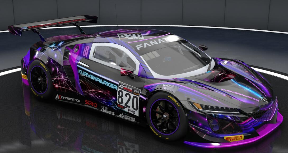 Kurvenparker Honda NSX GT3 Evo