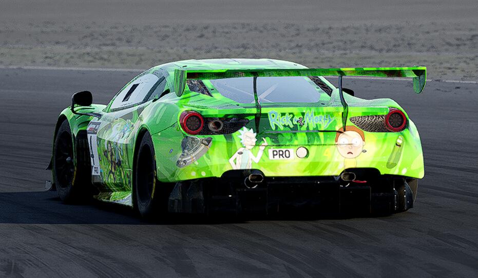 Rick and Morty Ferrari EVO