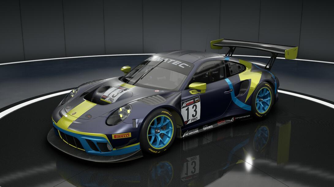 Porsche 911 in Lightning Bottle Livery