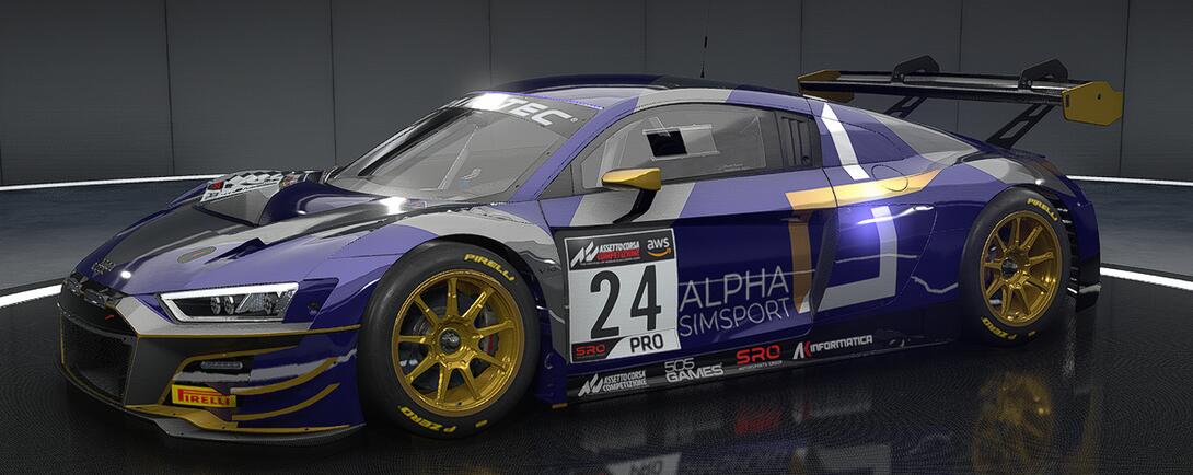 Alpha Simsport R8 violet