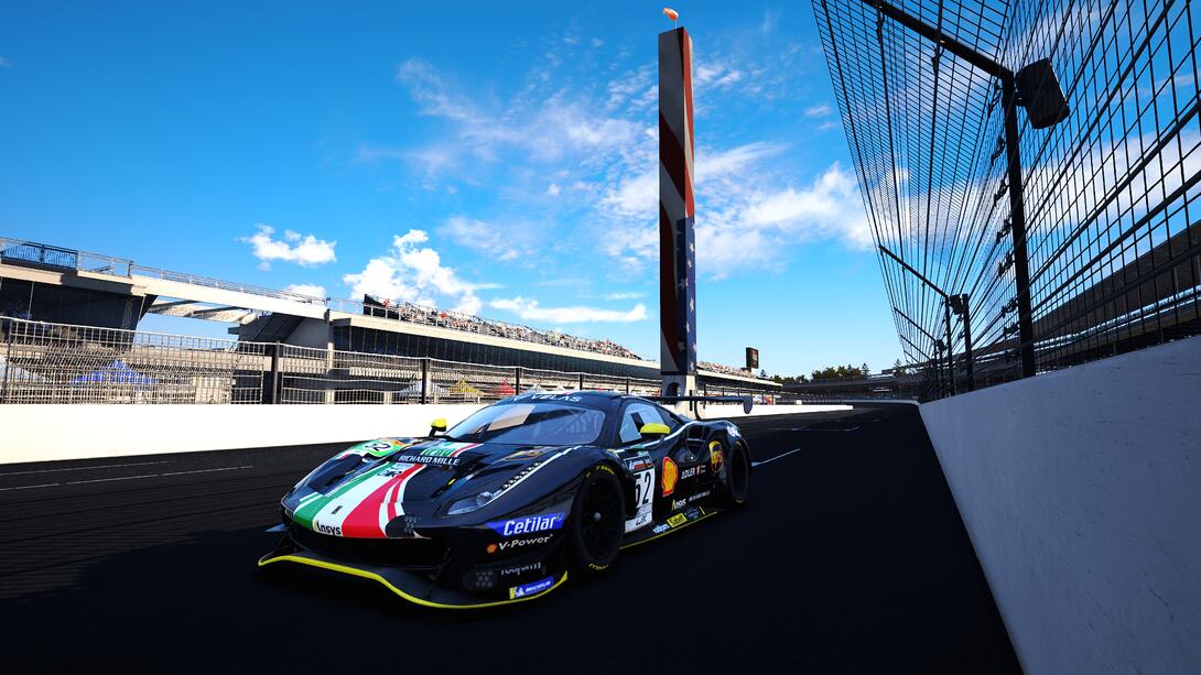 black gte ferrari