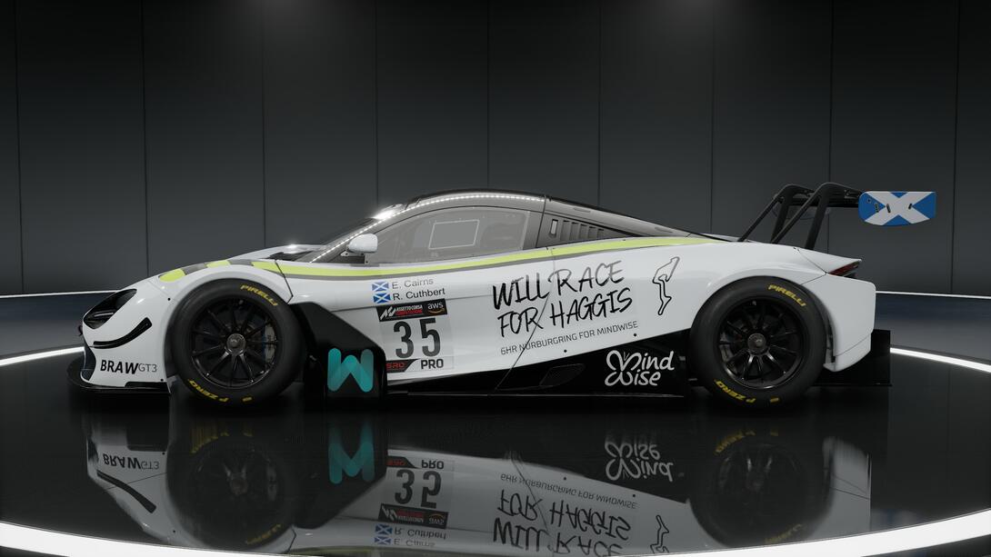 #35 Will Race For Haggis Showroom Side
