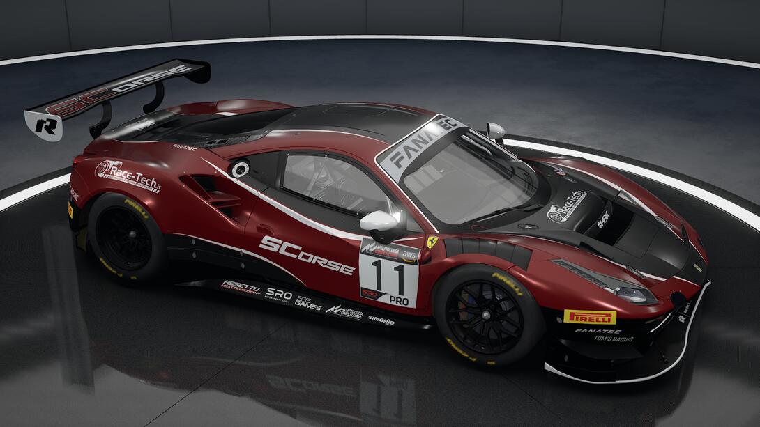 Livery design - Sajetti Corse 488