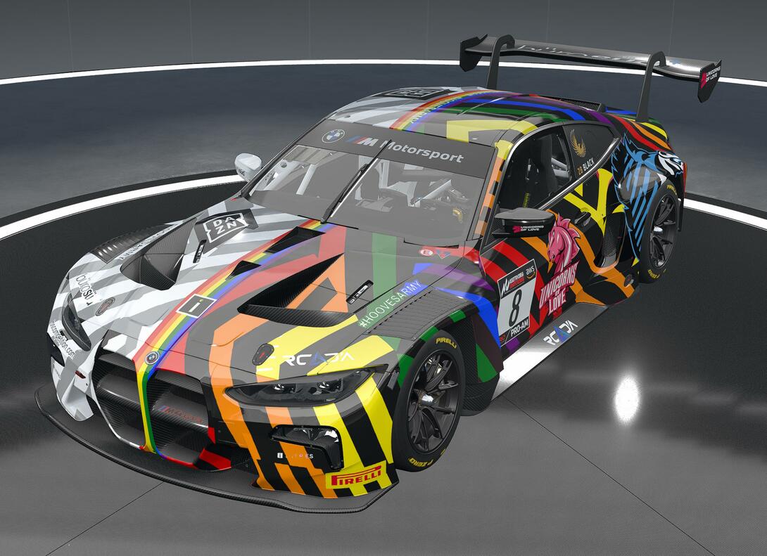 BMW M4 GT3 BS+ Hoovesarmy Pride