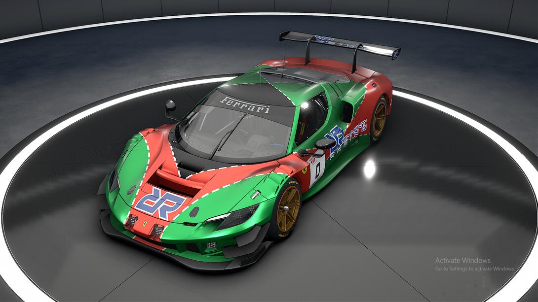 Remnant Ferrari 296 Green & Orange