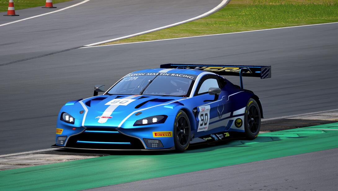 Aston Martin Dark Blue&Gray