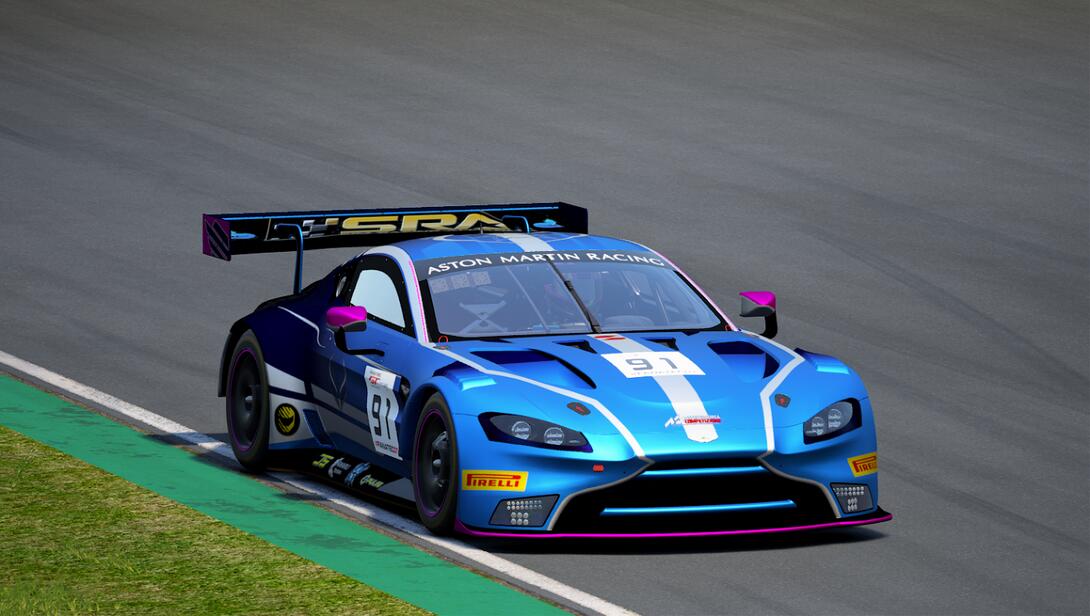 Aston Martin Dark Blue&Pink