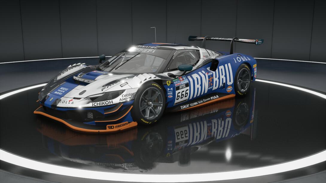 #666 Gulf Irn-bru Racing By Kro (gt Series Season 3) 