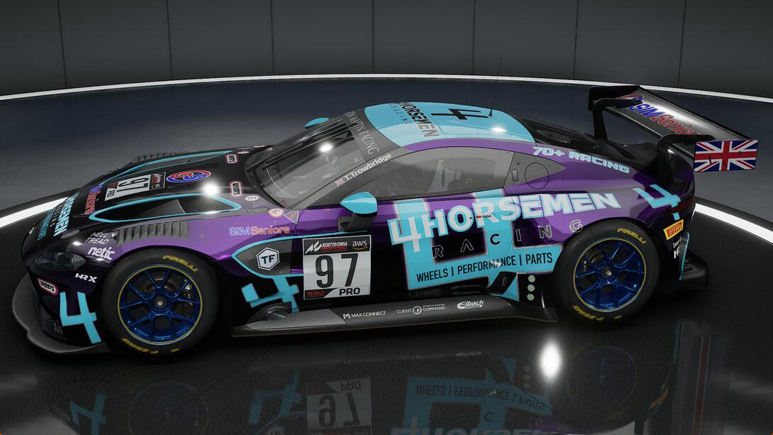 #97 Trowbridge AMR GT3 4Horseman SIMSeniors
