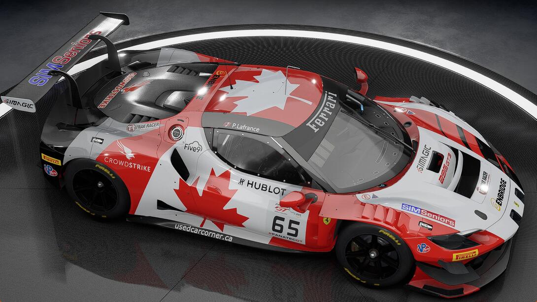 #65 P.Lafrance Ferrari 296 PTW Racing SIMSeniors