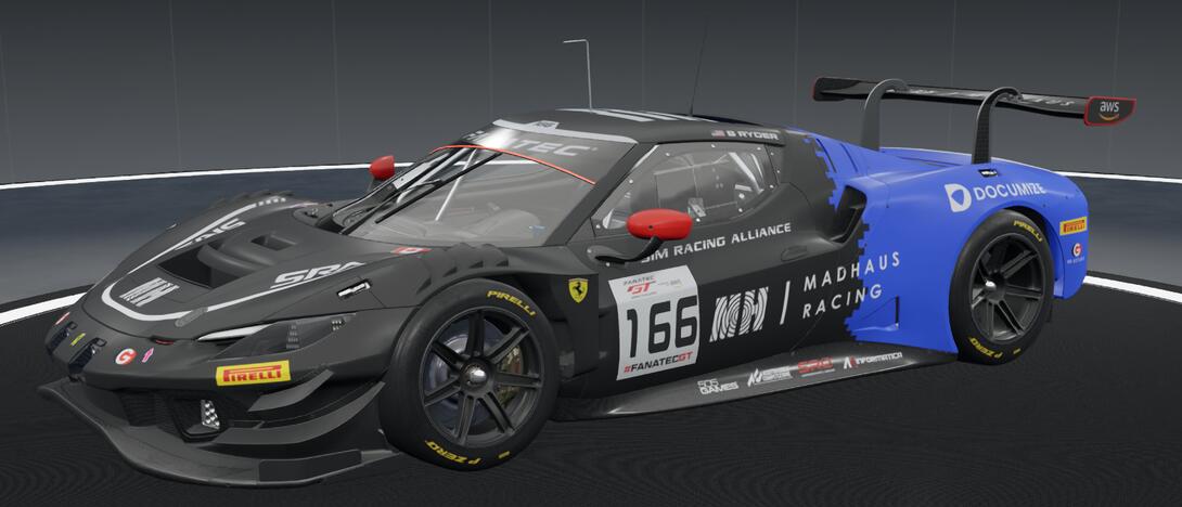 Bryan Ryder #166 Madhaus Racing - Ferrari 296