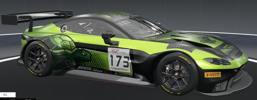 Old Turtles Motorsport Aston Livery
