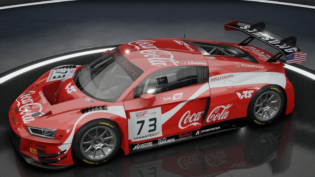 #73 S.Buckley Coca Cola Audi R8 GT3 Evo2