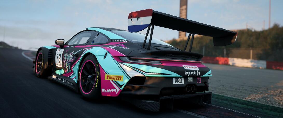 Rear and side of the car