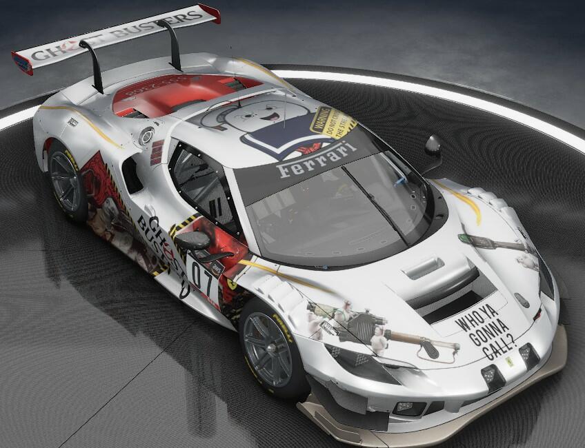 #01-#07 M Doran Ferrari 296 Ghostbusters