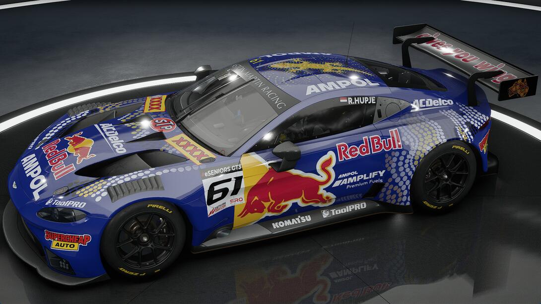 #61 R.Hupje BMW M4 GT3 Ampol Red Bull Racing