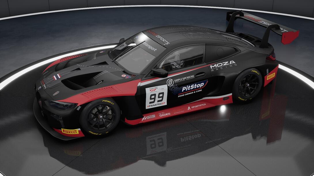 Bmw m4 gt3 car no.99 livery