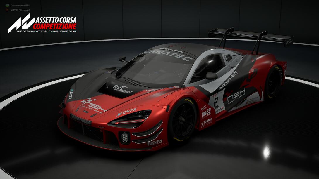 PHOENIX e-Racing McLaren 720S GT3 Evo Noire