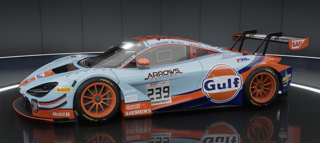 Arrows Mclaren EVO 24h - FRL Gulf #239