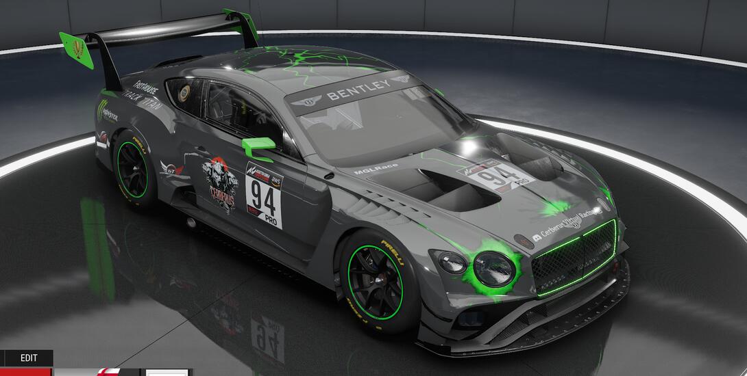 My Cerberus Virtual Racing Season 4 Livery