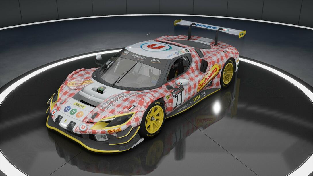 Ferrari 296 GT3 Cochonou SuperU