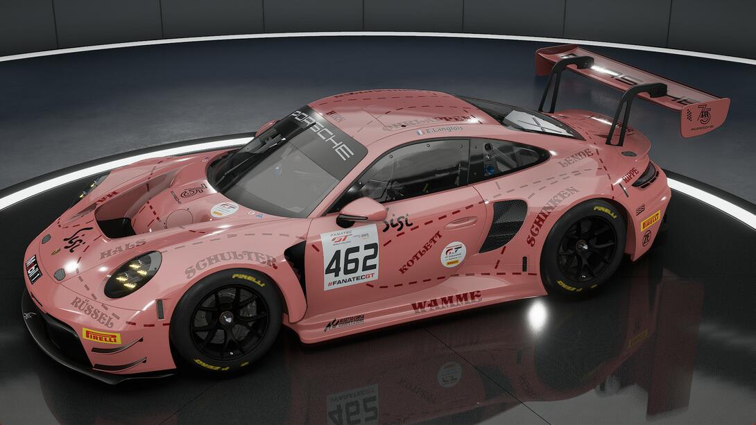 #462 E.Langlois Porsche 992 Pink Pig