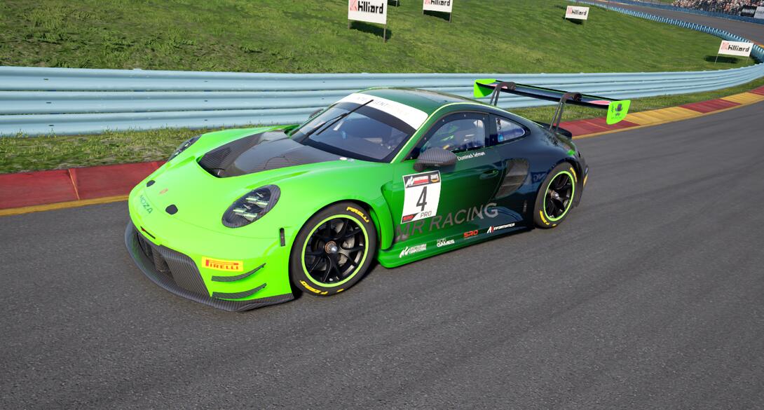 Front Left of Mr Racing Porsche 992 GT3 R