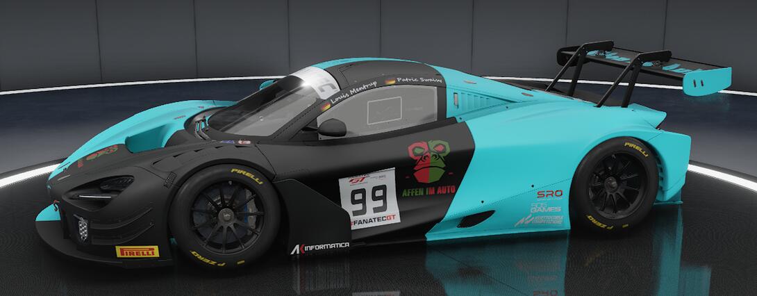 Affen im auto 2.0 mclaren 720s evo 99 ACRT