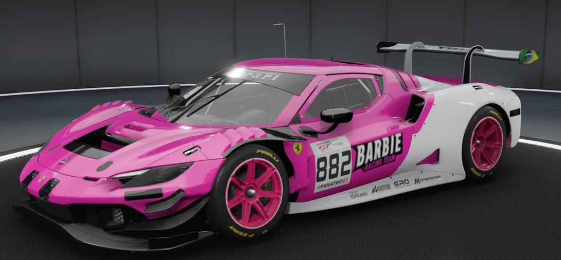 Ferrari 296 Barbie