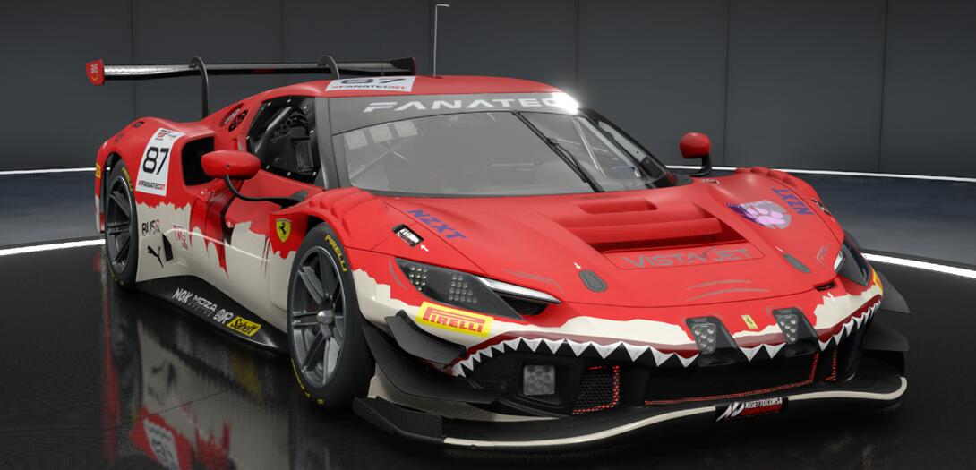 Derg Ferrari 296 Dragon Edition