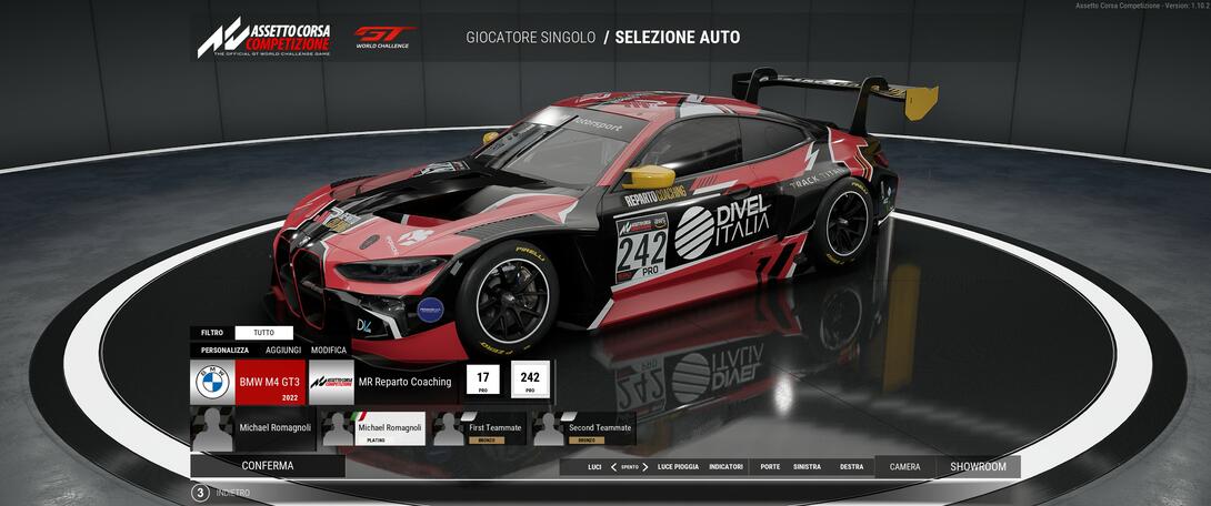 MR Reparto Coaching BMW M4 GT3