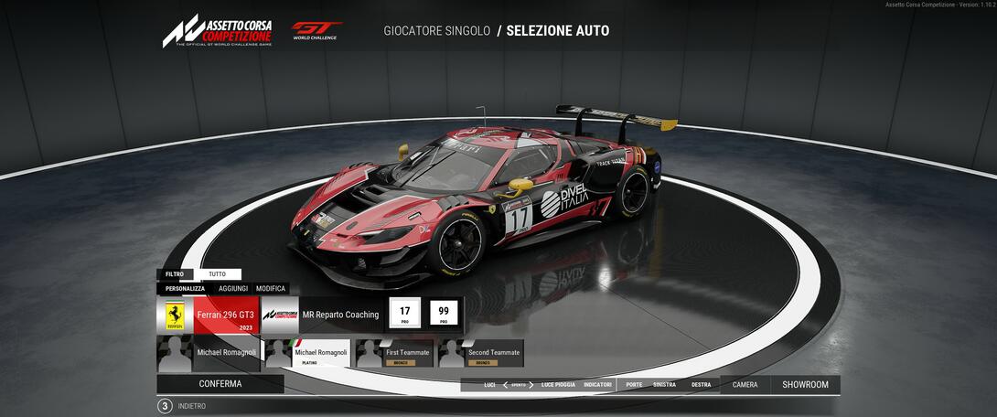 MR Reparto Coaching Ferrari 296 GT3