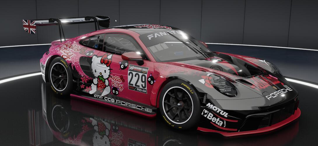 TSC Racing 992 GT3 Hello Kitty 229 | Awesome Simracing