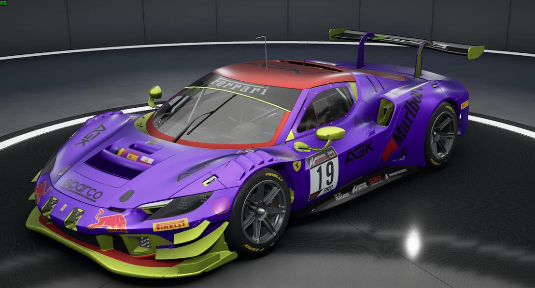 AGK Racing team - Ferrari 296