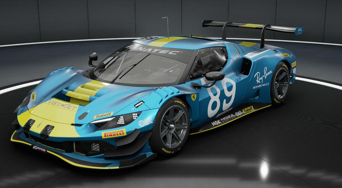 AF Corse 296 Retro B&Y