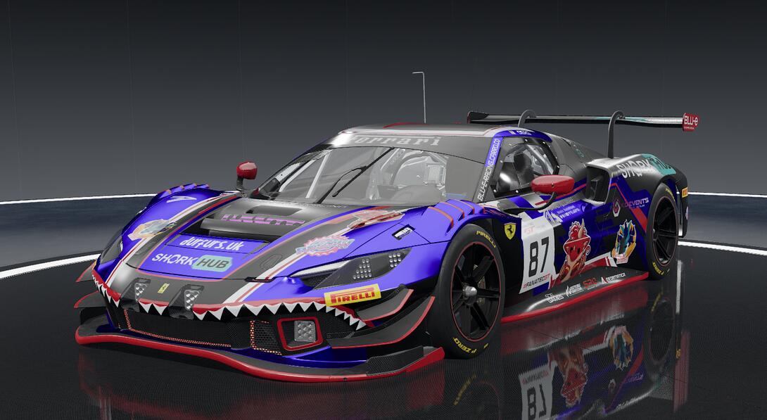 ACM Career Derg #87 BLU-E Ferrari 296
