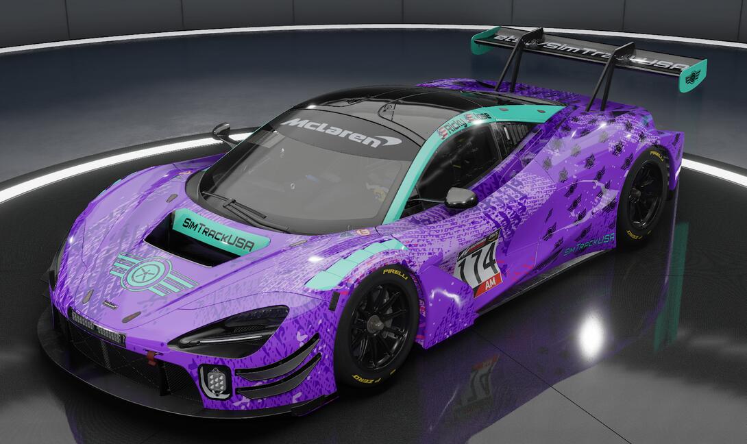 SimTrackUSA_720sEvo_Purple