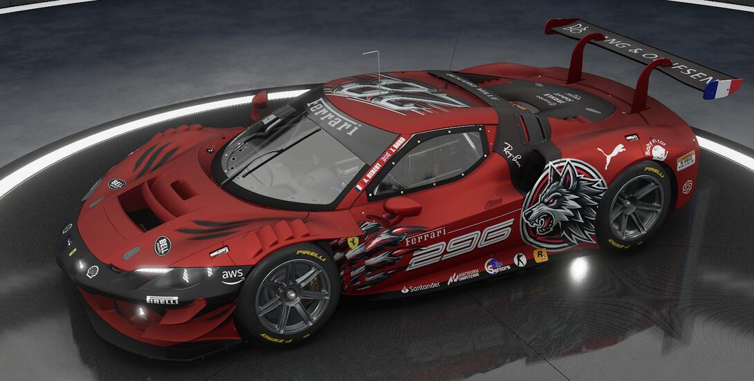 #28 Hebert Ferrari 296 SimSenior