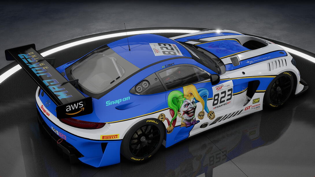 #823 C.Hiort AMG GT3 Evo Mad Joker