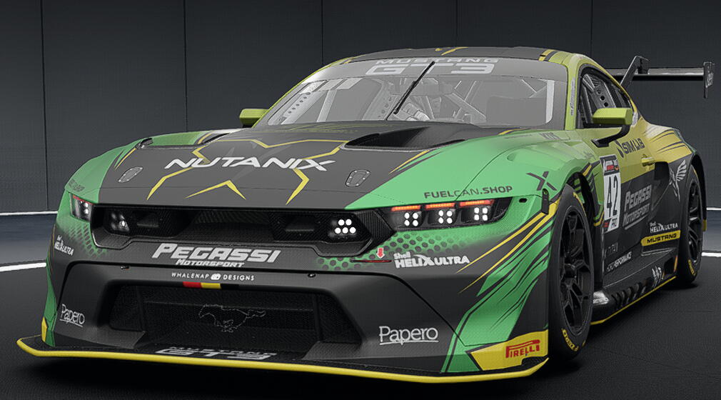 Pegassi Motorsport - Mustang GT3 '25 (Akslen #42)