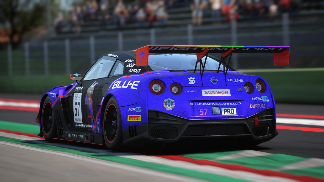 Rear view of the livery