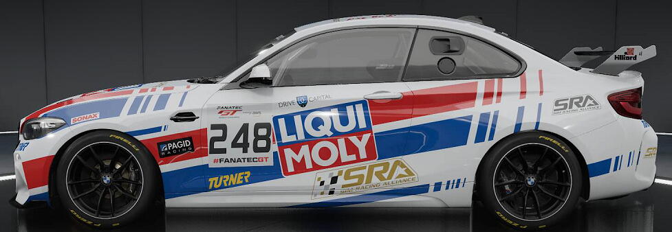 Driver side view of #248 for SRA 105 Big Grid at Suzuka