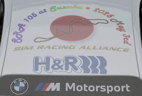 Top view of #248 for SRA 105 Big Grid at Suzuka