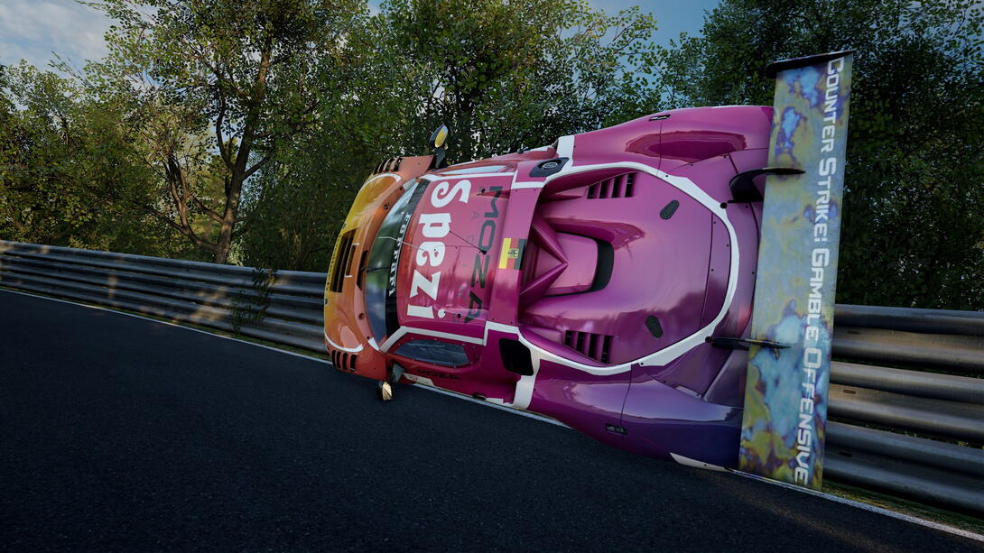 The coolest Ferrari ever standing on two legs.