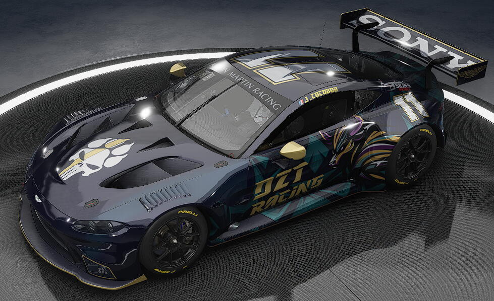 #11 DZT RACING ASTON MARTIN 2019 GT3