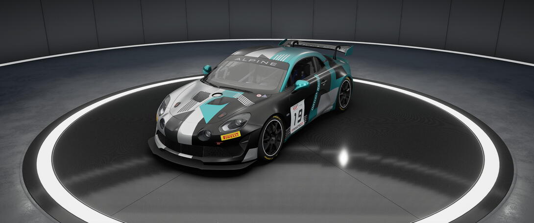 OffTrack Racing Alpine A110 GT4 Cyan