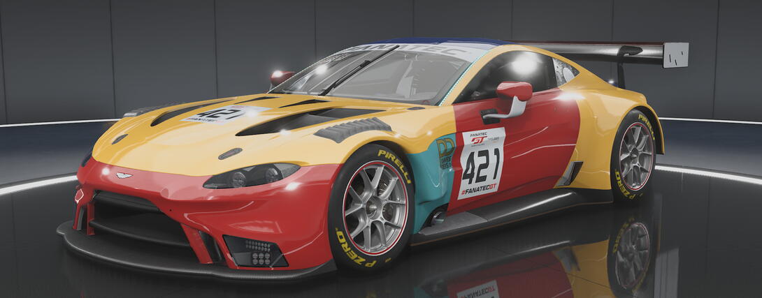 AM V8 GT3 - HARLEKIN #421