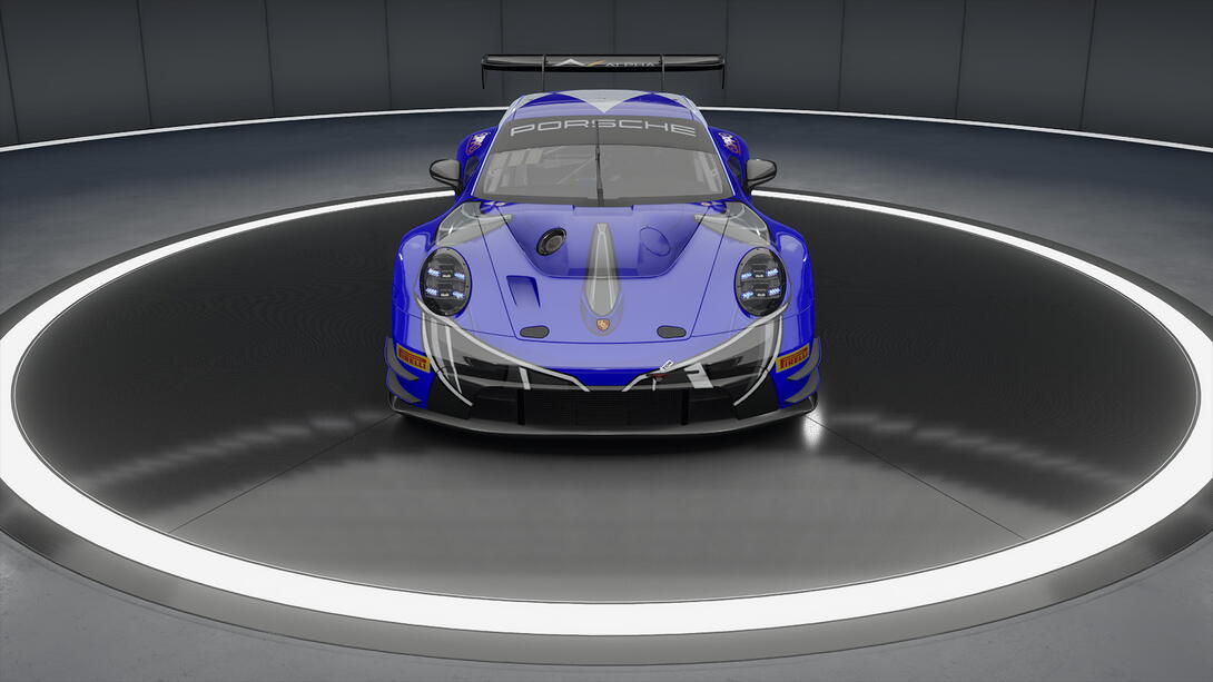 Blue Porsche Ranger