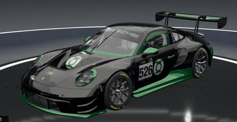 Green Lantern Porsche