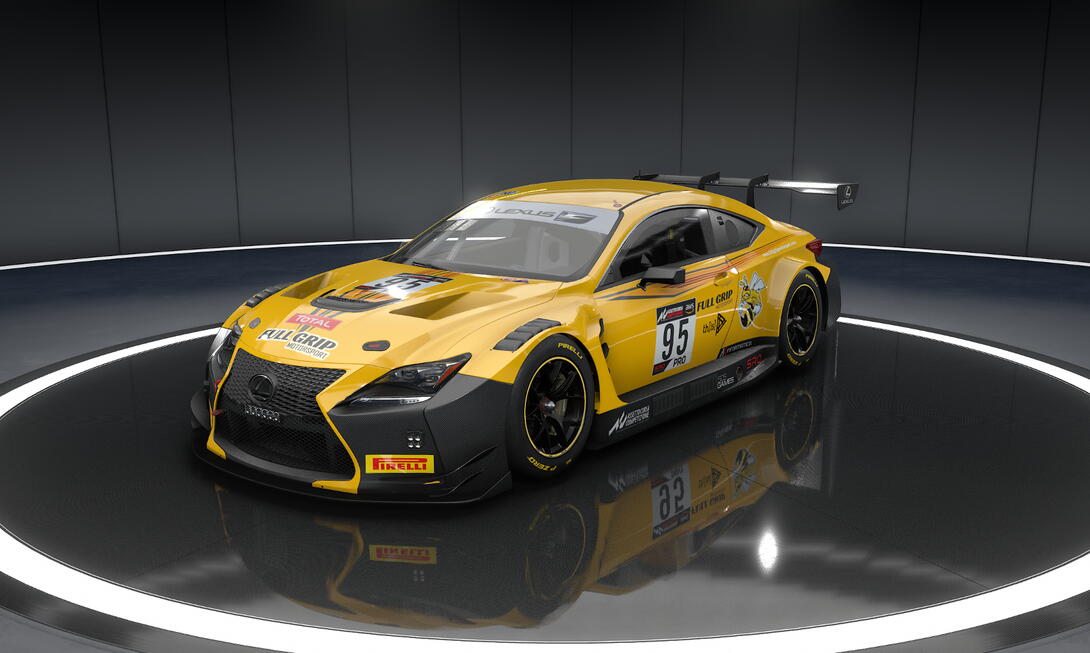 #09 Lexus RC F GT3 Full Grip Motorsport Racing